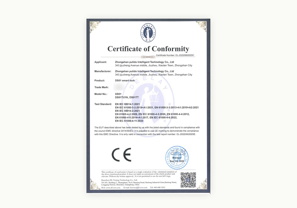 CE / EMC Certificate thumbnail