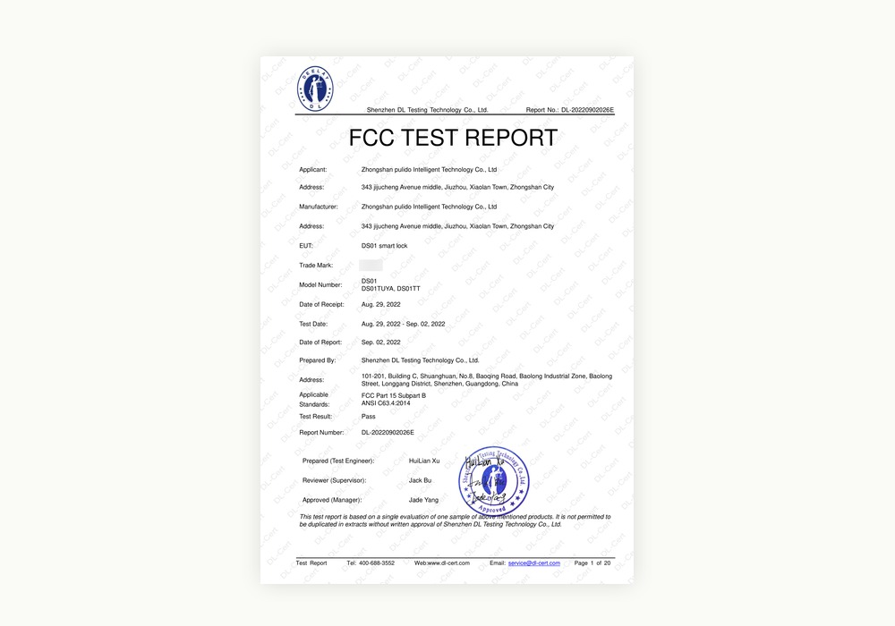 FCC Test Report thumbnail
