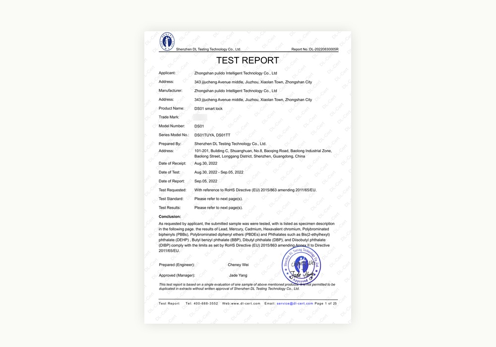 RoHS Test Report thumbnail