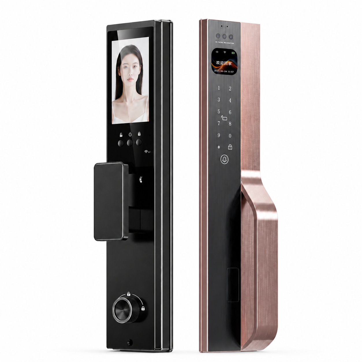 HS-A02 B2B smart lock product view